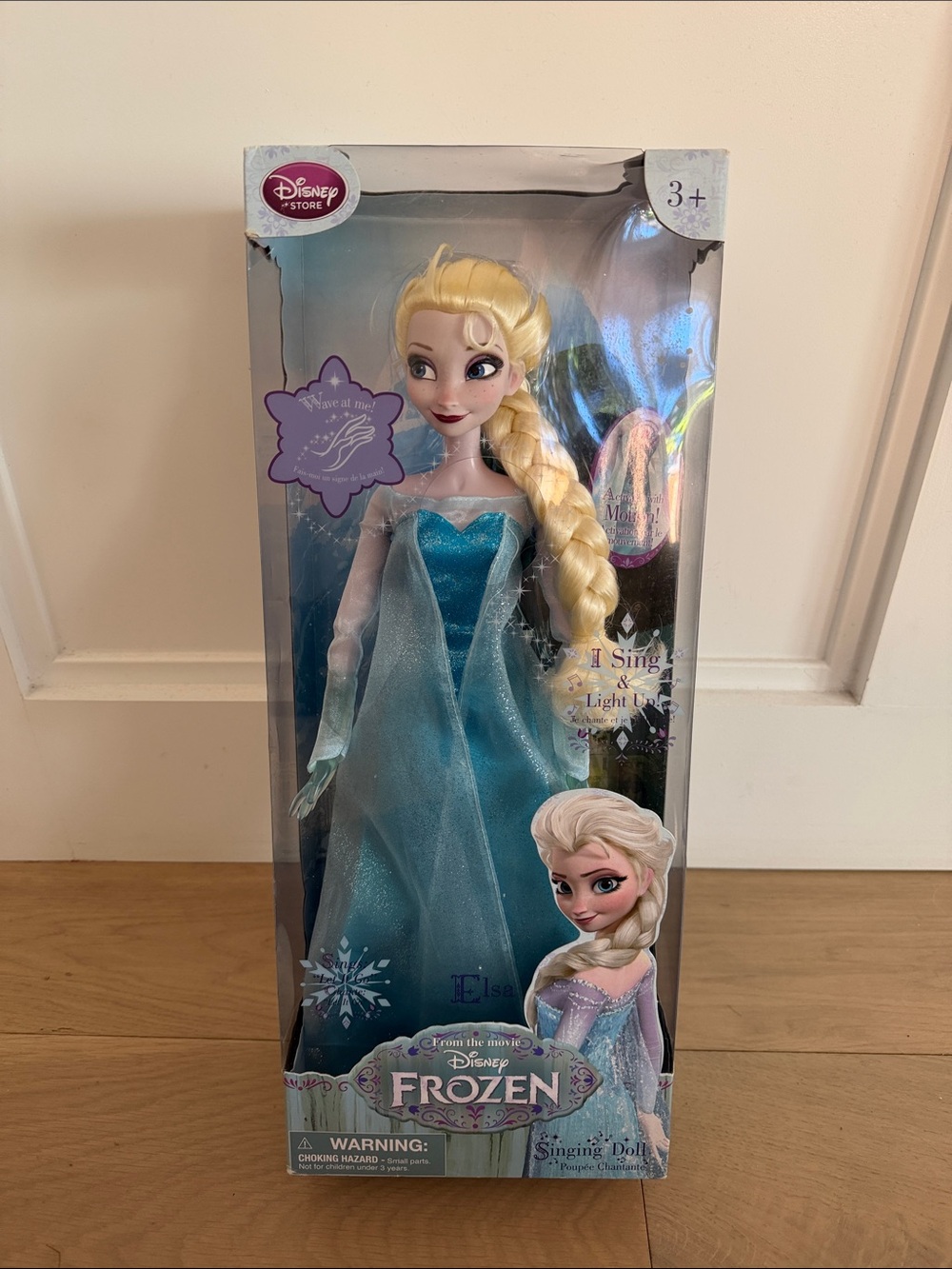 Disney Elsa Doll in Sparkling Teal Gown with Blonde Braid